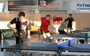Рождественский настольный теннис