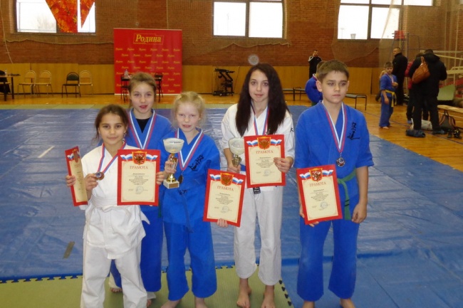 Победители-угличане на закрытом первенстве Ярославской области по кудо