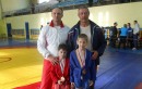 Сочиские тренеры по борьбе самбо Скуднов и Максимов со спортсменами СК "Спарт"
