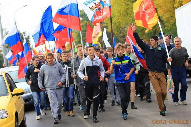 в Сочие прошел День Здоровья. Он начался с массового пробега "Присоединяйся"