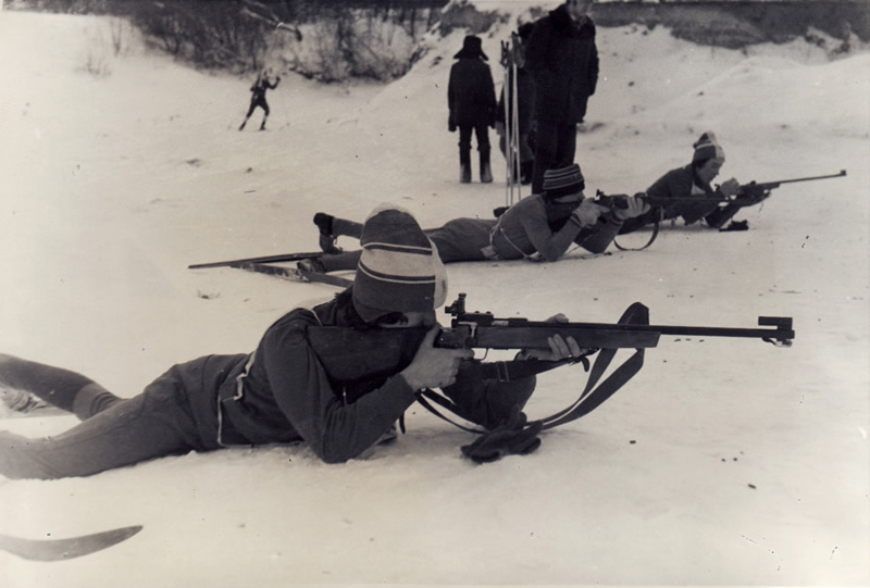 Успех Сочиских биатлонистов. архивное фото 14 января 1979 г.